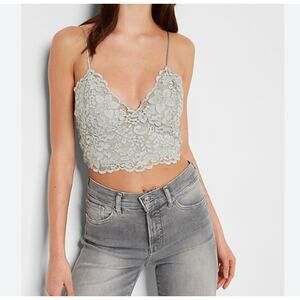 Express Lace Spaghetti string Cami Y2K Top Sz XS